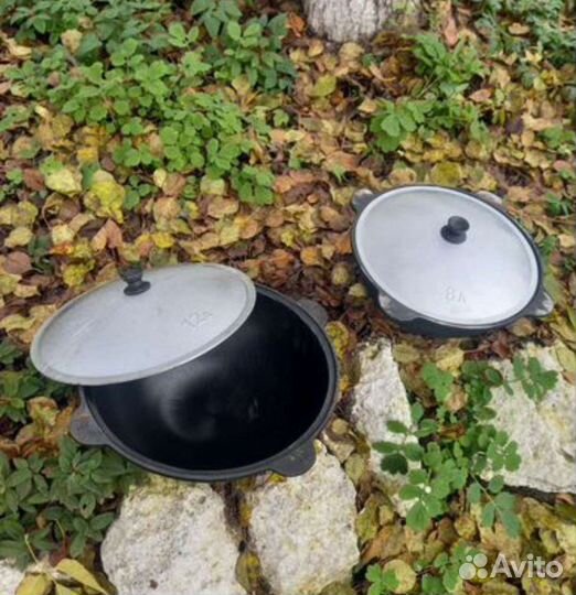 Казан чугунный 12 литров