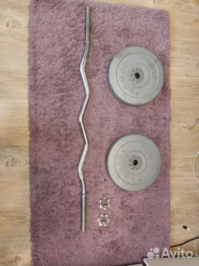 Штанга гриф блины бу