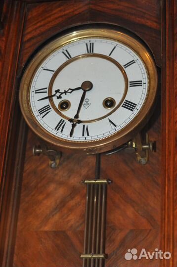 Часы старинные настенные Gustav Becker 99