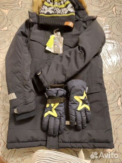 Зимняя куртка аляска для мальчика Play today 158