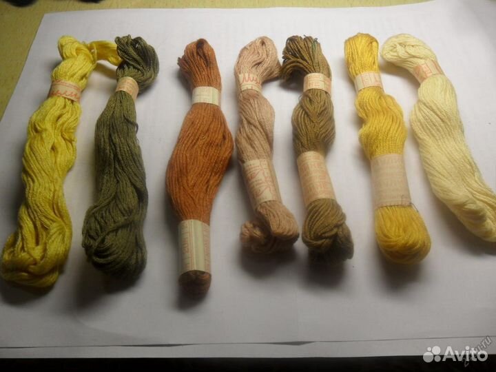 Мулине штапельное и х/б СССР