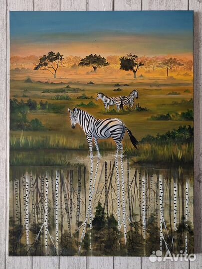 Картина маслом на холсте 