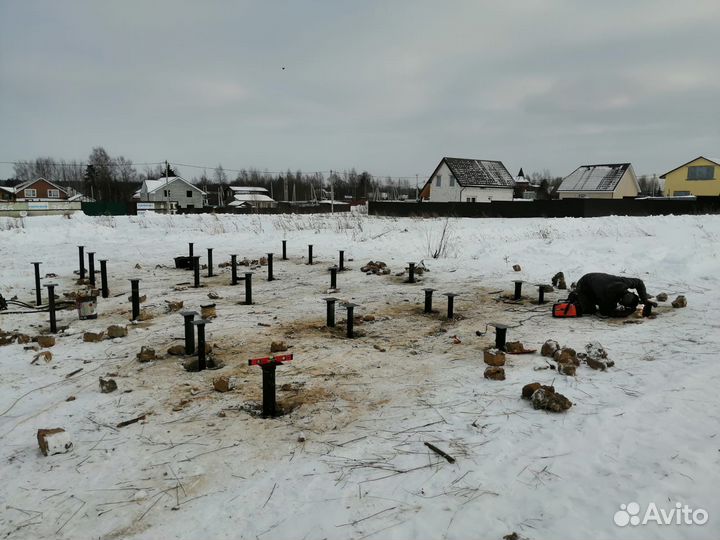 Винтовые сваи под ключ