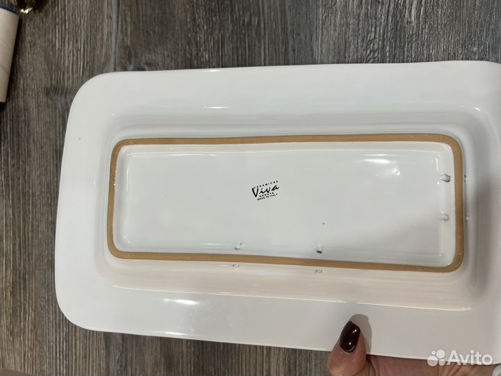 Блюдо бренд viva керамика коллекционное