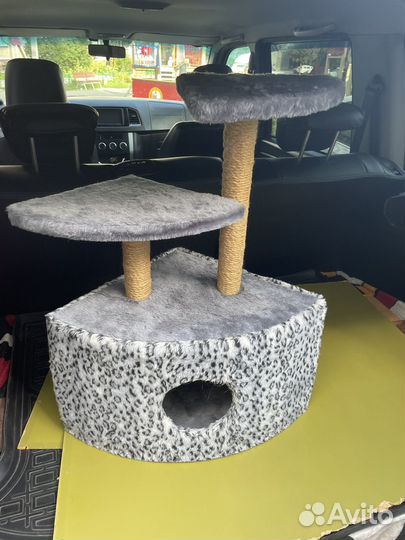 Домик для кошки с когтеточкой