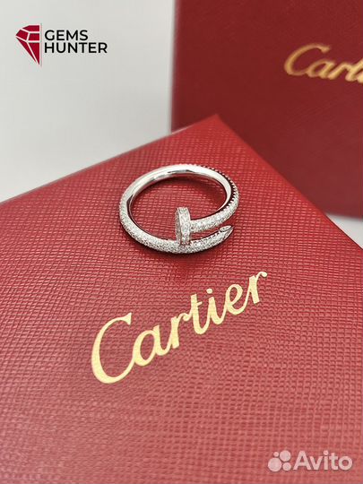 Золотое кольцо Cartier гвоздь
