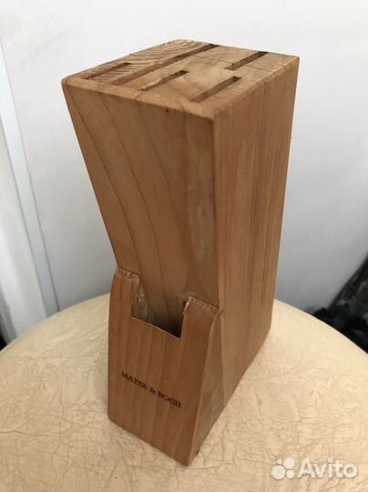 Подставка для кухонных ножей деревянная