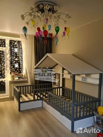 Детская кровать домик