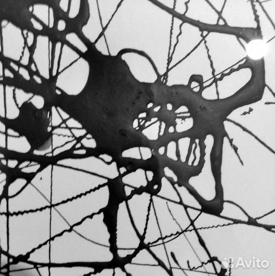 Акрил на бумаге (абстракция, живопись)