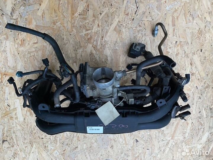 Впускной коллектор в сборе с эл. дросселем, с