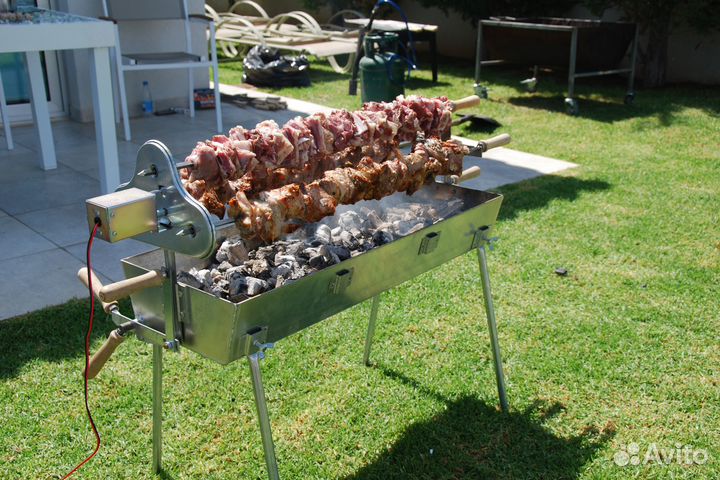 Мангал автоматический угольный