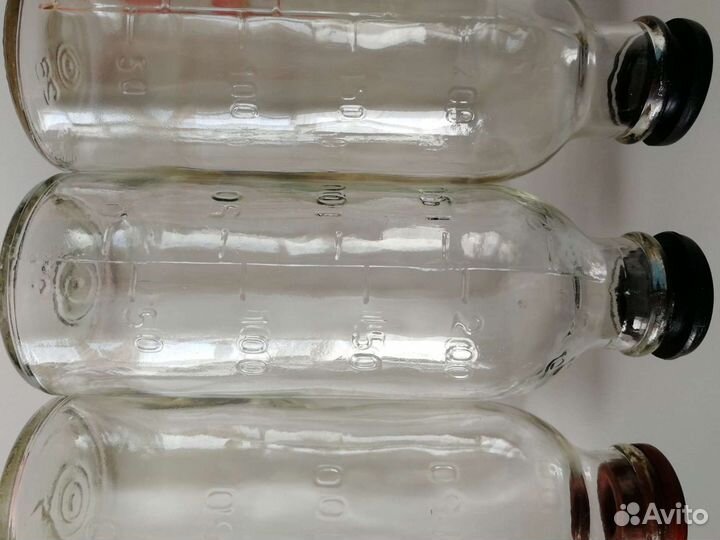 Бутылочки мерные, СССР, 5 шт