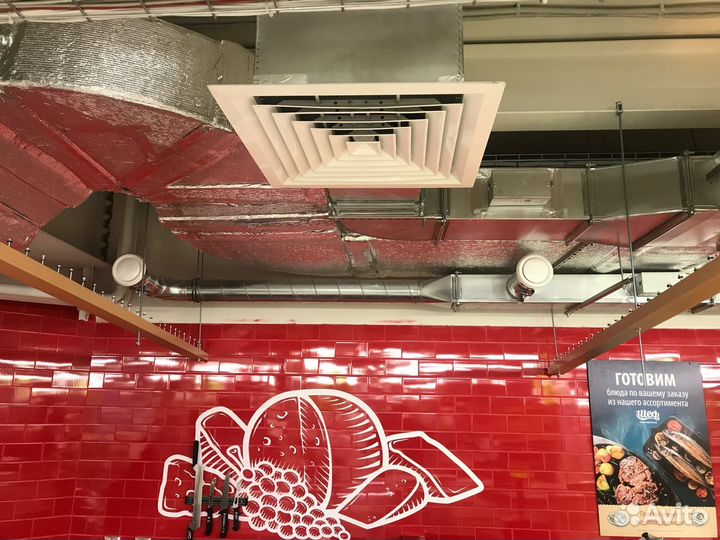 Вентиляция на предприятиях / в кафе / ресторанах