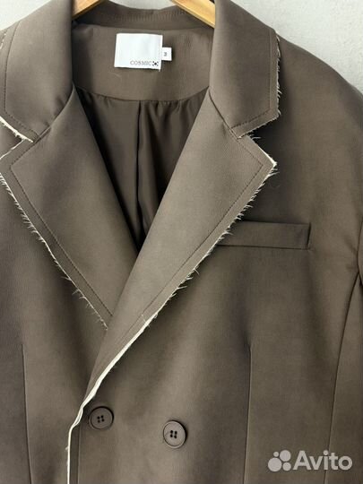 Пиджак с необработанным краем