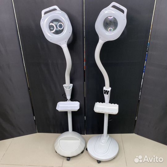 Лампа лупа напольная