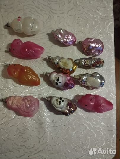 Новогодние игрушки СССР по штучно