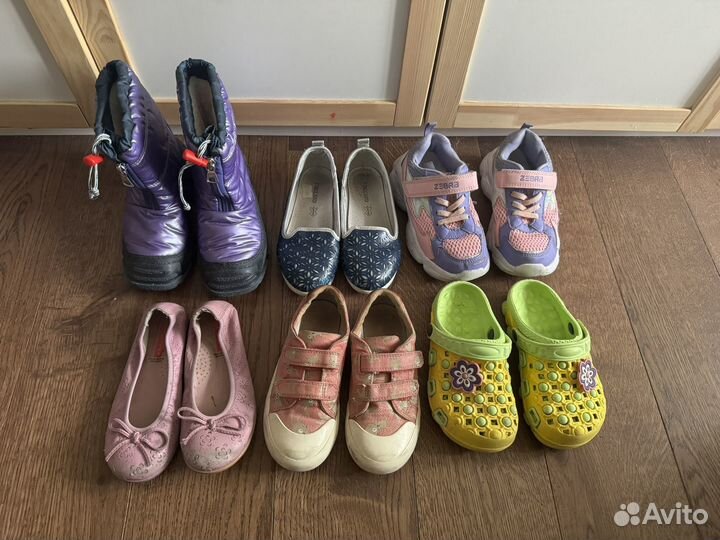 Пакет обуви для девочки 29-30 размер