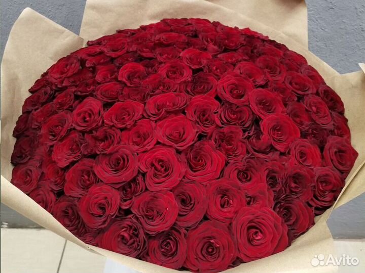 101 роза Букеты 15 25 35 51 101 201 Роза Доставка