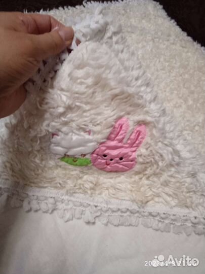 Полотенце детское с капюшоном