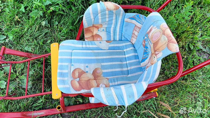 Мягкая игрушка, детские санки