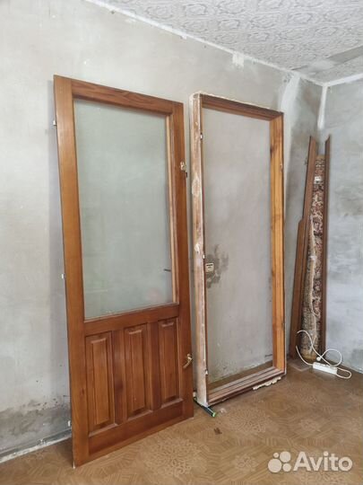 Балконный блок с дверью бу