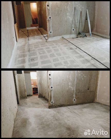 Заливка (стяжка) полов бетоном