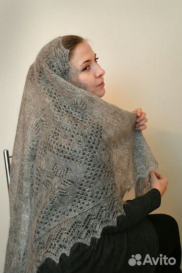 Оренбургский пуховый платок