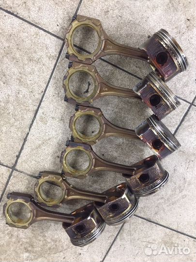 Шатун с поршнем 1 mz fe