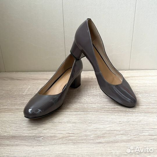 Туфли кожаные лаковые