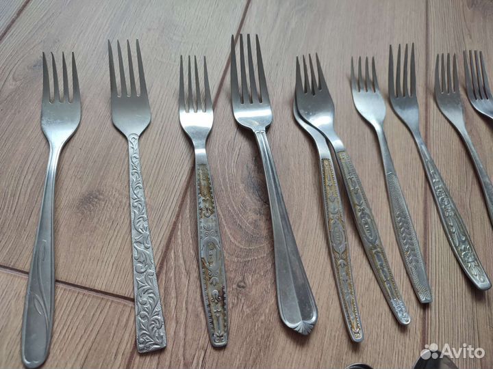Столовые приборы вилки и ложки СССР