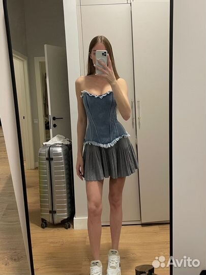 Корсет джинсовый brusnika