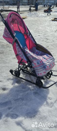 Коляска санки Ника