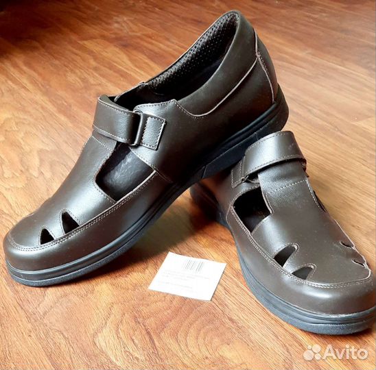 Босоножки мужские кожаные