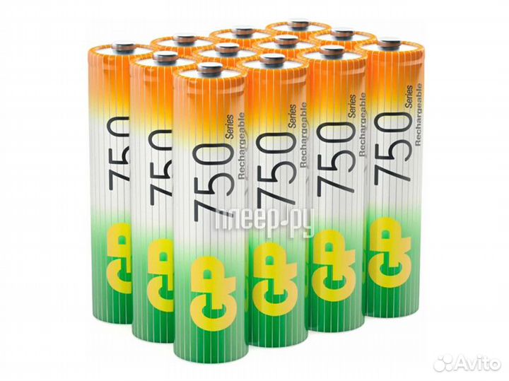 Ааа - GP 750mAh Ni-MH 75aaahc-B12/312 12 штук