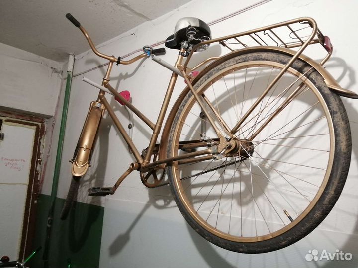 Велосипед ретро дамский золотой(можно в аренду)
