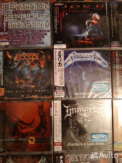 CD Accept, Metallica, Possessed, Paradise Lost, Te