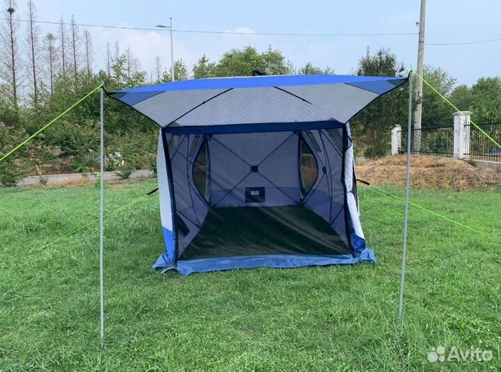 Палатка зимняя куб 400х200.Палатка автоматическая
