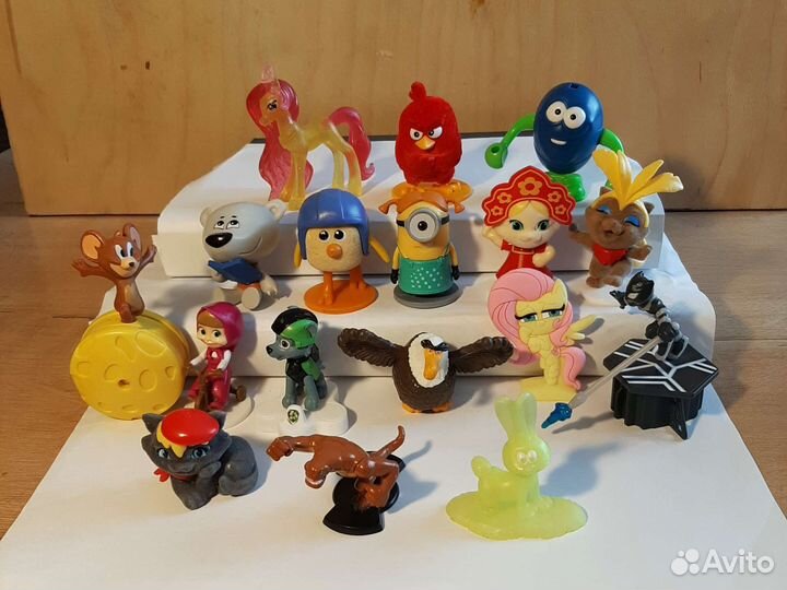 Игрушки из Sweet Box, Макдональдс и Чупа чупс