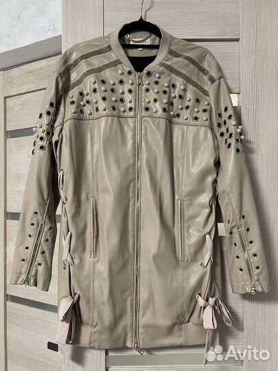 Кожаная куртка patrizia pepe