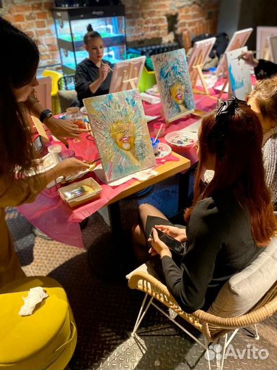Мастер класс по рисованию, арт-вечеринка