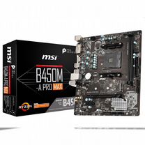 Материнская плата MSI B450M PRO-VDH MAX новая