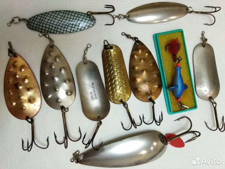 Блёсны Блесна Рыболовные снасти СССР Рыбалка