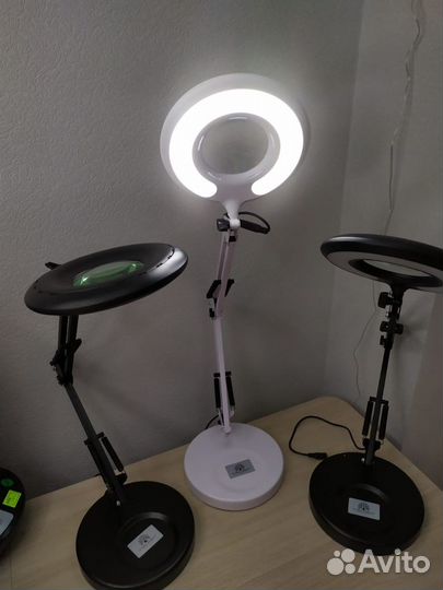 Лампы лупы настольные