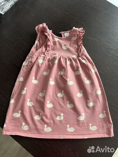 Платье для девочки hm 92 98