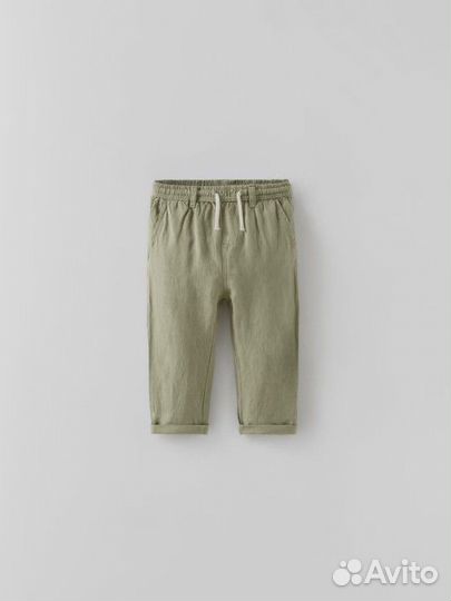 Брюки лен детские для мальчика