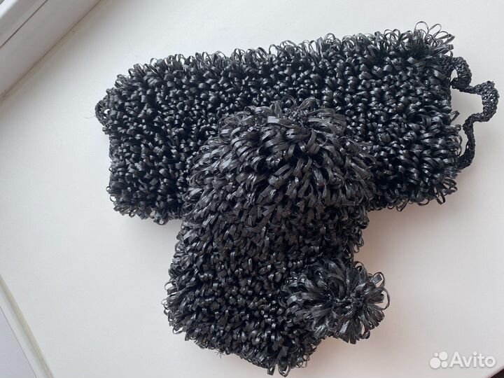 Мочалка вязаная