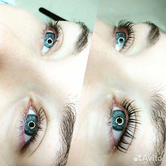Ламинирование +botox ресниц