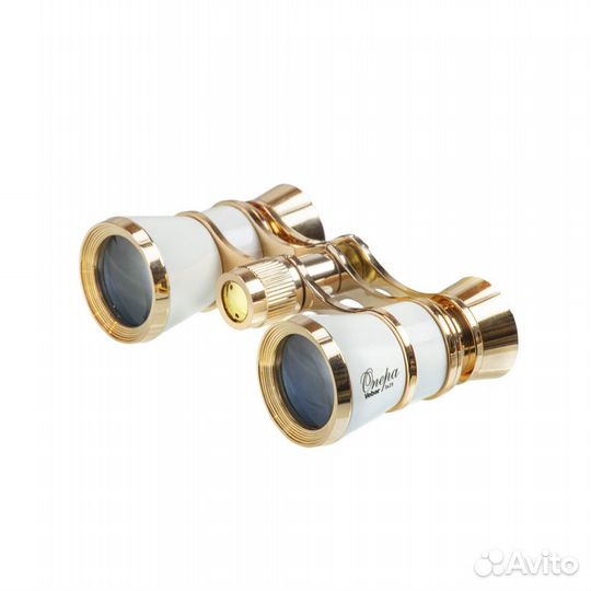 Бинокль театральный Veber Opera бгц 3x25 белый/зол