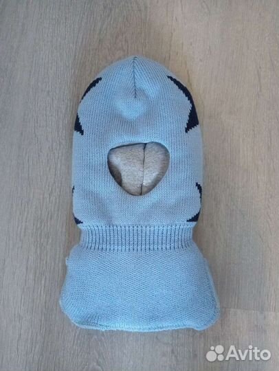 Шапка шлем зима на мальчика новый