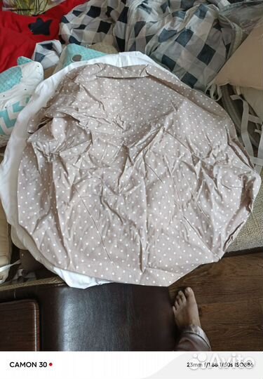 Детская кровать для новорожденных круглая